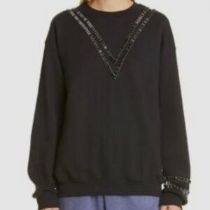 NWT Collina Strada Back Sweater with Embellishments size XS